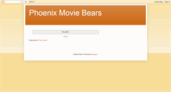 Desktop Screenshot of phoenixmoviebears.com