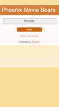 Mobile Screenshot of phoenixmoviebears.com